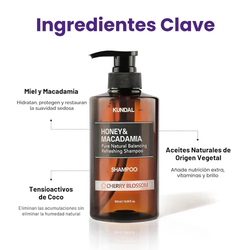 Miniatura 3 de KUNDAL Juego de champú y acondicionador coreano [Blackberry Bay] Calidad de salón, aroma de larga duración, hidratante, sin sulfatos, aceite