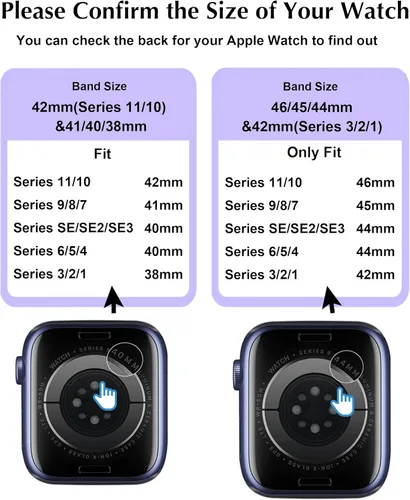 Miniatura 7 de Correa delgada y femenina para Apple Watch 11 10 Se 9 8 7 6 5 4 3, Correa metálica elegante para mujeres para Apple Watch 42mm 41mm 40mm 44mm 45mm