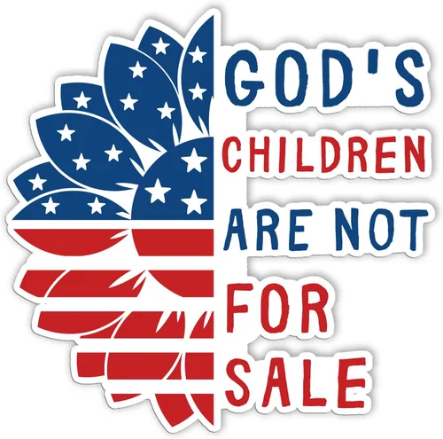 God's Children are Not for Sale - Adhesivo adhesivo para parachoques para automóviles, calcomanías para laptop, guitarra, motocicleta, bicicleta,