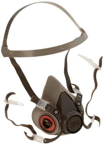 3M Media máscara 6200 para usar con cartuchos de la serie 6000, pieza facial