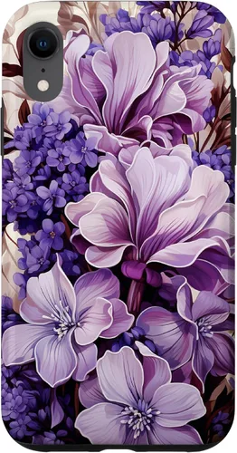 Miniatura 24 de Funda para iPhone 12 mini Lavender Floral Purple Flower