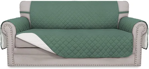 Miniatura 114 de Easy-Going - Funda para sofá, futón y sillón sin reposabrazos, reversible, resistente al agua, para mascotas y niños (azul oscuro/azul claro)
