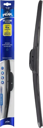 Miniatura 11 de PEAK Silicone Plus - Escobilla para parabrisas híbrida todo clima de 13 pulgadas, escobilla de parabrisas frontal premium de reemplazo con conector
