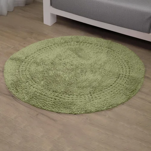 Miniatura 25 de Home Weavers Classy - Juego de alfombras de baño 100 % algodón, decoración de baño, lavable, extrasuave y absorbente, tapete de cocina, juego de Aqua