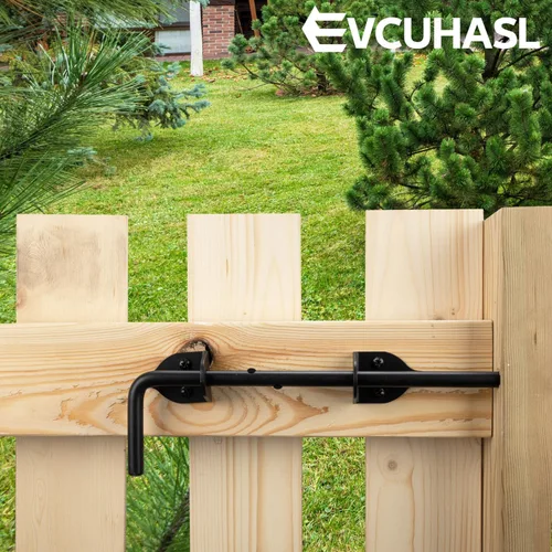Miniatura 4 de 12" Tornillo de Bastón Pesado de Caída para Puerta, Pestillo de Suelo para Puerta para Cercas de Madera Puertas de Metal, Tope de Puerta de Metal 1