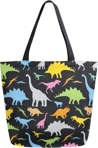Miniatura 17 de Bolsa de comestibles de lona de cereza japonesa Bolso de libro casual de hombro