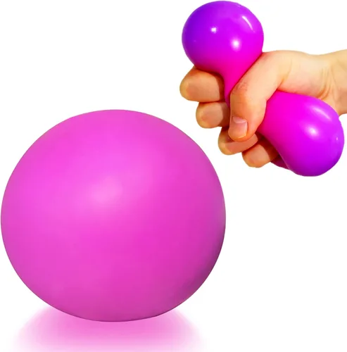 Bola de Masa Blanda para Jugar Fidget (1 Paquete) Bolas de Estrés Estiraderas para Niños y Adultos, Lindas y Suaves Bolas de Estrés que Cambian de