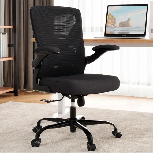 Miniatura 6 de Ergalithic Silla ergonómica de oficina – Sillas de escritorio de computadora en forma de X cómodas, silla de juegos de malla con respaldo alto