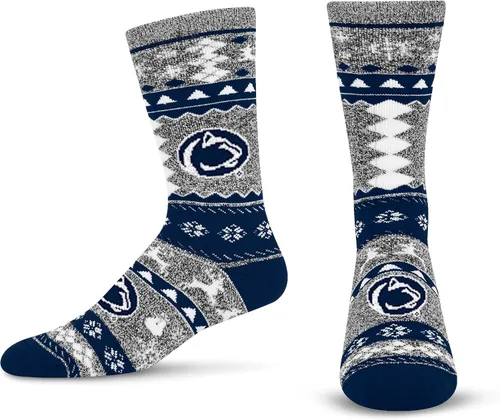 Miniatura 61 de For Bare Feet Ugly Holiday Sweater Crew Sock NCAA