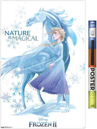 Trends International Disney Frozen 2 - Póster de pared Nokk, 22.375 x 34 pulgadas, paquete de póster y clip