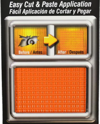 Miniatura 3 de Kit de reparación de lentes de auto con patrón de cuadrícula Blue Star (ámbar)