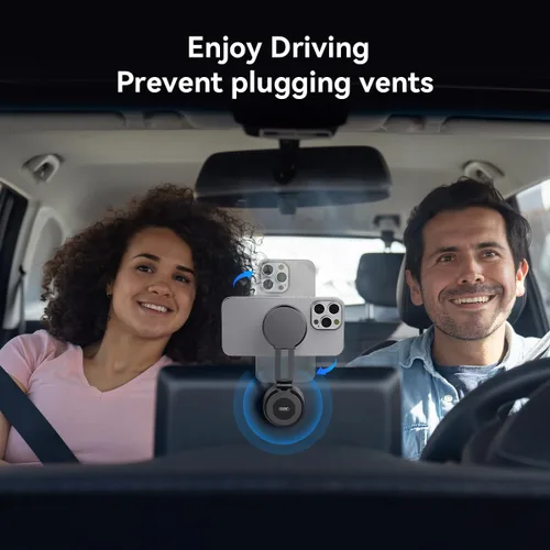 Miniatura 6 de XO Simple is Beauty Soporte magnético para teléfono con succión al vacío, soporte magnético de succión fuerte para teléfono de automóvil, soporte