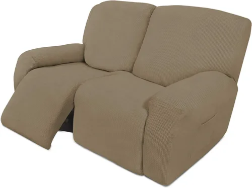 Miniatura 27 de Easy-Going - Funda elástica para sofá reclinable y sofá cama, 6 piezas, protector de muebles, suave, parte inferior elástica, tela jacquard