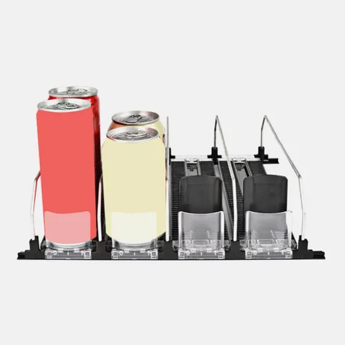 Miniatura 2 de Zerodeko Bebidas Bebidas Estante Botella Deslizante Organizador Tienda Empujador de Bebidas Máquina Vendedora+Máquinas Empujador de Bebidas Máquina