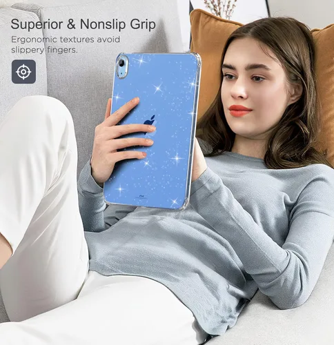 Miniatura 7 de MoKo Funda Transparente para iPad (A16) 11ª Generación 2025 11 pulgadas/10ª Generación 2022 10.9 pulgadas, TPU Suave Ligero, Funda de Tablet Ultra