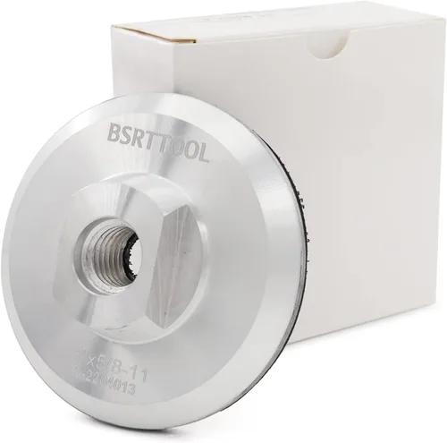 Miniatura 6 de Almohadilla de respaldo de aluminio de 3 pulgadas, almohadilla de respaldo de gancho de 5/8 "-11 roscas para amoladora angular (3 pulgadas)
