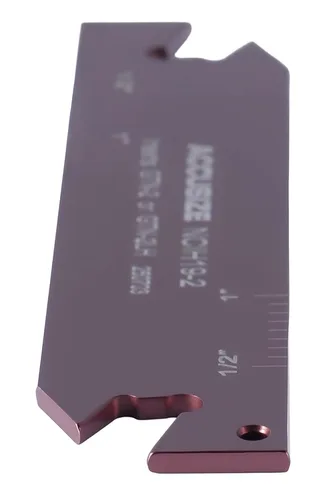 Miniatura 3 de Accusize Industrial Tools para insertos GTN-2, ancho 0.087–0.094 pulgadas, altura 0.75 pulgadas, NCIH19-2 Hoja ajustable de parada positiva