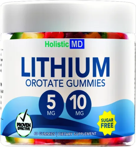Orotato de litio 5mg 10mg | para hombres, mujeres y niños | Orotato de litio clínicamente estudiado quelado alto biovalable | 3 sabores sin azúcar