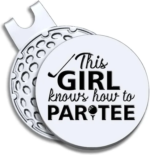 Miniatura 7 de Strong Woman Golfer Ball Marker with Magnetic Hat Clip, Funny Golf Accessories Gifts for Proud Women, Novelty Birthday Gifts for Women Golfer Fan