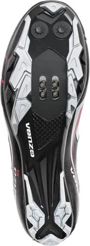 Miniatura 4 de Venzo Bicicleta de montaña para hombre, compatible con zapatos Shimano SPD + pedales y tacos, ideal para ciclismo interior, todoterreno, paquete MTB