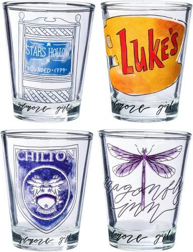 Miniatura 21 de Silver Buffalo Care Bears on Clouds con Funshine, Tenderheart, Cheer and Grumpy Bear - Juego de 4 mini vasos de 1.5 onzas Osos de cuidado