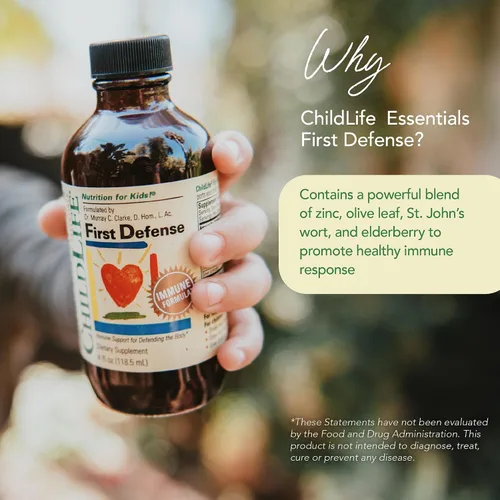 Miniatura 3 de CHILDLIFE ESSENTIALS First Defense - Apoyo inmunológico para niños, apoyo inmunológico para niños, niños pequeños de 1 a 3 años, bebés de 6 meses