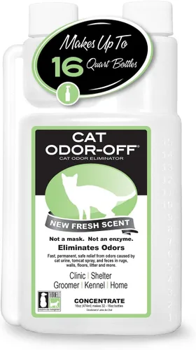 Miniatura 8 de Odorcide Paquete Concentrado Cat Odor-Off Eliminador de Olores de Mascotas – Concentrado Eliminador de Olores de Gatos para Olores de Orina