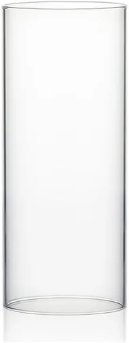 Miniatura 38 de WGVI Funda para portavelas Hurricane, ancho de 2 pulgadas, altura de 12 pulgadas, portavelas cilíndrico de vidrio transparente, tubo de chimenea
