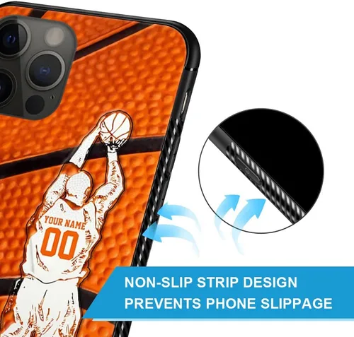 Miniatura 6 de DAIZAG Funda compatible con iPhone 13, funda deportiva personalizada para hombres y niños, regalo de béisbol con número de nombre personalizado