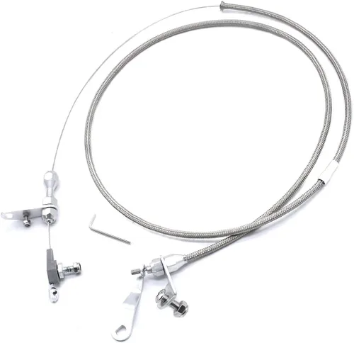 Miniatura 6 de Cable de Arranque de Acelerador Hilo de Acelerador Trenzado de Acero Inoxidable para Accesorios de Transmisión de Coche Ford C4 C-4 Detent