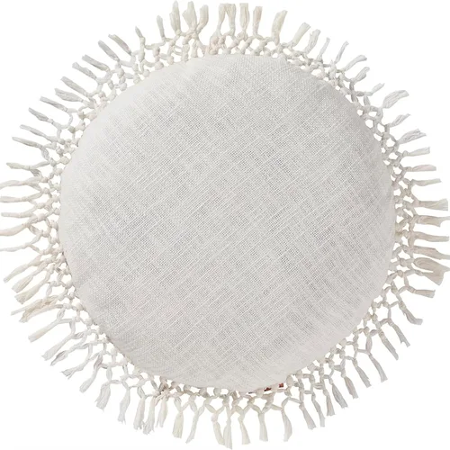 Miniatura 13 de Indigo Ink - Almohada decorativa, almohada de rayas acolchadas con borlas, almohadas decorativas para sofá o cama, decoración bohemia para el hogar