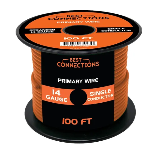 Miniatura 17 de BEST CONNECTIONS Cable primario automotriz – 100 pies (varias opciones de color) Ideal para remolques, altavoces y circuitos de iluminación Verde