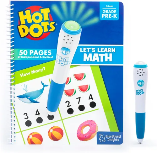 Miniatura 8 de Educational Insights Hot Dots Let's Learn Pre-K Math - Libro de trabajo de matemáticas preescolar para aprender a contar y colores con actividades