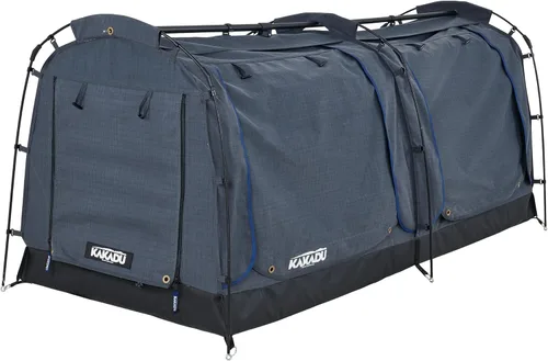 Miniatura 7 de Kakadu - Tienda de campaña de lona para 1 persona, tienda de campaña de polialgodón australiano, para todas las estaciones, impermeable, con colchón