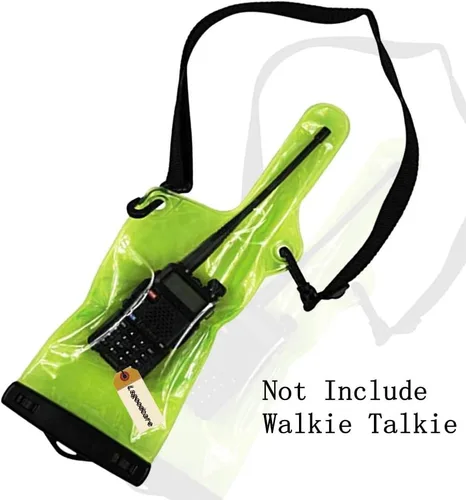 Miniatura 5 de Lsgoodcare 2 fundas portátiles de radio bidireccional, impermeable, a prueba de lluvia, compatibles con Motorola Kenwood Midland UV-3R UV-5R PX-888