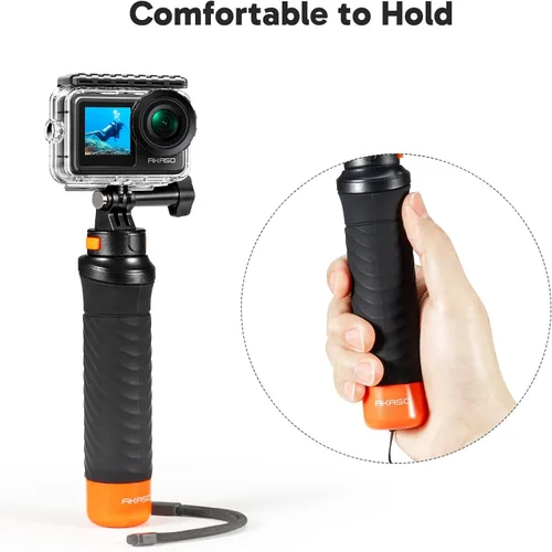 Miniatura 6 de AKASO Brave 7 LE 4K30FPS 20MP Cámara de acción WiFi con pantalla táctil EIS 2.0 Zoom Control remoto 131 pies Cámara submarina impermeable con agarre