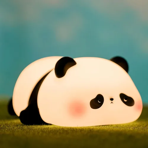 Miniatura 12 de YR YRHH-PET Luz nocturna de pulpo rosa, lámpara LED blanda novedosa de animales, luz nocturna de silicona de grado alimenticio, 3 niveles