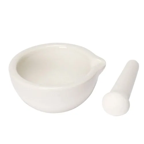 Juego de mortero y maja de porcelana Raitron para moler pimienta de 6ml, mortero para ajo, molinillo de especias para farmacia, tazón para hierbas,