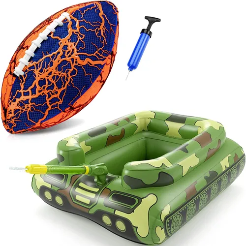 Jasonwell Fútbol acuático para piscina y playa, impermeable, agarre fuerte y flotador inflable Jasonwell para niños