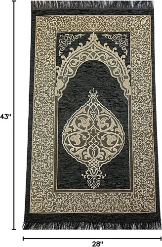 Miniatura 2 de ihvan online Juego de regalo de oración para hombres y mujeres, alfombra de oración musulmana, tapete de salah, cuentas Taasbih, Sagrado Corán