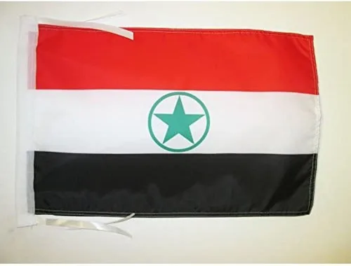Miniatura 440 de Bandera de México AZ FLAG, 45.7 x 30.5 cm, con cordones - Pequeñas banderas mexicanas de 30 x 45 cm - Bandera de 45.7 x 30.5 cm