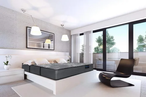 Miniatura 2 de iDealBed iQ5 - Colchón híbrido de lujo y sistema de sueño de cama ajustable, sueño con alivio de presión, gravedad cero, antirronquidos, posiciones