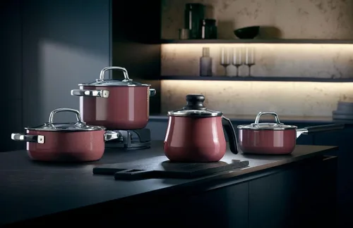 Miniatura 9 de WMF W0515525290 - Olla de un solo mango, 5.5 pulgadas (5.5 in), compatible con gas Fire, Fusion Tech Mineral Multi Pot, cocina anhidra, arroz