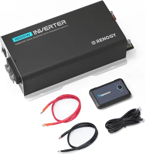 Miniatura 10 de Renogy Inversor P2 de onda sinusoidal pura de 2000W, convertidor de 12V CC a 110V CA, inversores de energía solar fuera de la red para vehículos