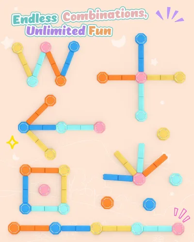 Miniatura 3 de Holyton Tira de Equilibrio con Luces Musicales y Escalones de Paso para Niños de 13 Piezas, Escalones Apilables de Equilibrio de Plástico