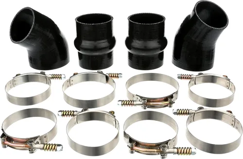 Miniatura 2 de Manguera de radiador de silicona resistente de 5 capas y kit de arranque intercooler compatible con Dodge Ram 2500 3500 5.9L Cummins Diesel 1998