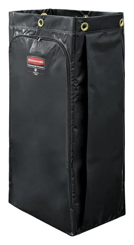 Bolsa para carro de limpieza Rubbermaid Commercial Products de 34 galones, amarilla, para recolección de basura o artículos de lavandería, carros de