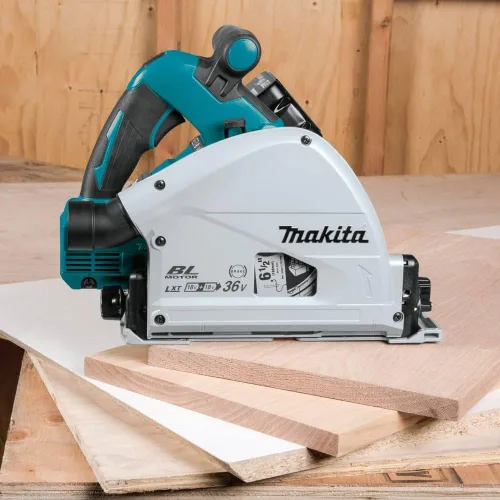 Miniatura 7 de Makita XPS01PTJ Kit de sierra circular de inmersión inalámbrica de 18 voltios X2 LXT de iones de litio (36V) sin escobillas de 6-1/2 pulgadas