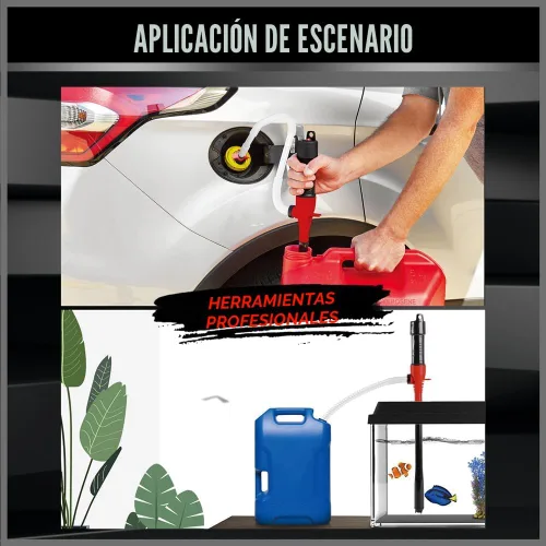 Miniatura 7 de SEDY Bomba manual eléctrica, bomba de transferencia portátil con batería, extractor de líquido de sifón multiusos para gasolina, diesel, combustible