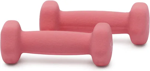 Miniatura 3 de Amazon Basics - Mancuerna de entrenamiento de fácil agarre, con revestimiento de neopreno, disponibles en varios juegos y pesos